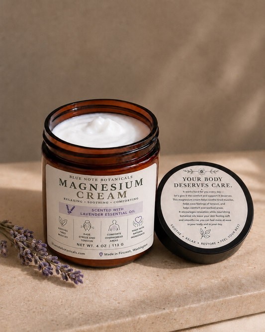 Magnesium + Tallow Cream with Menthol Crystals